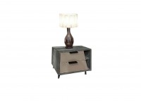 TABLE DE NUIT CASTALA REF 270 RIGHT 2 TIRS GREY